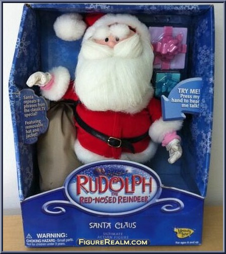 Plush: Santa Claus Ultimate Action Figure (Talking) - Rudolph - Large ...
