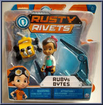 Ruby & Bytes from Rusty Rivets - Basic Series manufactured by Spinmaster [Front]
