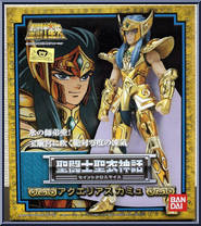 Gold Saint Aquarius Camus from Saint Seiya Myth Cloth - Basic Series manufactured by Bandai [Front]
