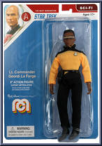 Lt. Commander Geordi La Forge from Sci-Fi - Star Trek manufactured by Mego 2018 [Front]