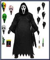 Ghost Face (Takes Manhattan) from Scream - Ultimate Collection manufactured by Neca [Loose]