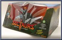 Dargon (Blue) and DragonFlyer from Sectaurs - Beasts manufactured by Coleco [Front]