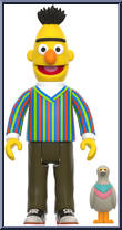 Bert from Sesame Street - ReAction Figures manufactured by Super7 [Loose]