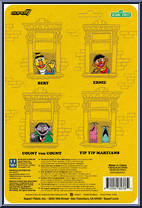 Bert from Sesame Street - ReAction Figures manufactured by Super7 [Back]