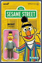Bert from Sesame Street - ReAction Figures manufactured by Super7 [Front]