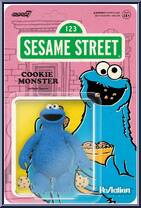 Cookie Monster from Sesame Street - ReAction Figures manufactured by Super7 [Front]