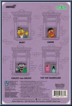 Count Von Count from Sesame Street - ReAction Figures manufactured by Super7 [Back]