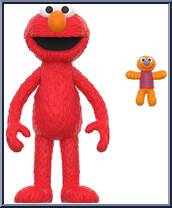Elmo & Baby David from Sesame Street - ReAction Figures manufactured by Super7 [Loose]