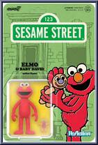 Elmo & Baby David from Sesame Street - ReAction Figures manufactured by Super7 [Front]