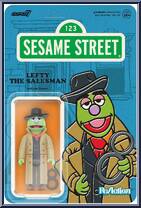 Lefty the Salesman from Sesame Street - ReAction Figures manufactured by Super7 [Front]