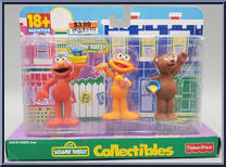 Elmo / Zoe / Baby Bear from Sesame Street - PVC manufactured by Tyco [Front]