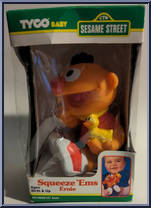 Ernie from Sesame Street - Squeeze 'Ems manufactured by Tyco [Front]