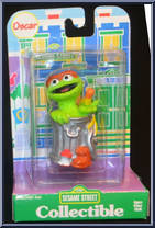 Oscar from Sesame Street - PVC manufactured by Tyco [Front]