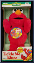 Tickle Me Elmo from Sesame Street - Plush manufactured by Tyco [Front]