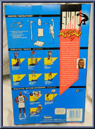 Shaquille O'Neal (Reverse Jam) from Shaq Attack - Figure and Hoop manufactured by Kenner [Back]