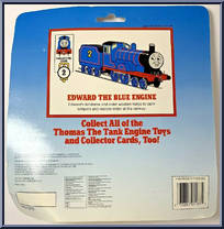 Edward the Blue Engine from Shining Time Station - Basic Series manufactured by ERTL [Back]