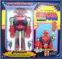 Dragun from Shogun Warriors - 5" Diecast Figure manufactured by Mattel [Front]