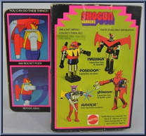 Poseidon from Shogun Warriors - 5" Diecast Figure manufactured by Mattel [Back]