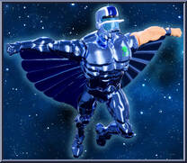 Steelwill (VAC Metal) from SilverHawks - Ultimate manufactured by Super7 [Loose]