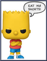 Bart (Eat My Shorts!) from Simpsons - Pop! Vinyl Figures manufactured by Funko [Loose]