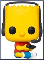 Gamer Bart from Simpsons - Pop! Vinyl Figures manufactured by Funko [Loose]