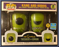 Kang and Kodos (Glows in the Dark) from Simpsons - Pop! Sets manufactured by Funko [Front]