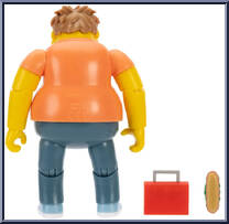 Barney Gumble (Lunchbox & Sub) from Simpsons - Basic Series manufactured by Jakks Pacific [Loose]