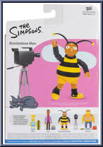 Bumblebee Man (Video Camera) from Simpsons - Basic Series manufactured by Jakks Pacific [Back]