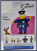 Chief Wiggum from Simpsons - Mini manufactured by Jakks Pacific [Back]