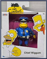 Chief Wiggum from Simpsons - Mini manufactured by Jakks Pacific [Front]