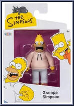 Grampa Simpson from Simpsons - Mini manufactured by Jakks Pacific [Front]