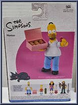 Homer (Donuts) from Simpsons - Basic Series manufactured by Jakks Pacific [Back]