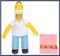 Homer (Donuts) from Simpsons - Basic Series manufactured by Jakks Pacific [Loose]