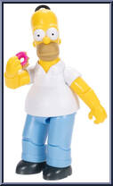 Homer (Donuts) from Simpsons - Basic Series manufactured by Jakks Pacific [Loose]