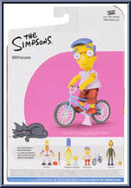 Milhouse (Bicycle) from Simpsons - Basic Series manufactured by Jakks Pacific [Back]
