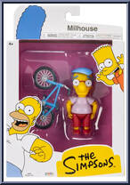 Milhouse (Bicycle) from Simpsons - Basic Series manufactured by Jakks Pacific [Front]