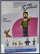 Ned Flanders from Simpsons - Mini manufactured by Jakks Pacific [Back]