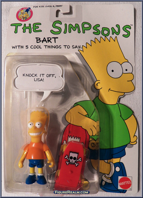 Bart Simpson Simpsons Basic Series Mattel Action Figure 