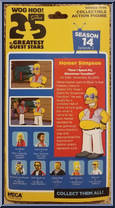 Homer Simpson (Summer Vacation) from Simpsons - Series 5 manufactured by Neca [Back]