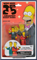 Tom Hanks / Hugh Hefner from Simpsons - Mini-Figures manufactured by Neca [Front]