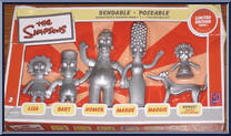 Series 1 - Simpson Family (Silver) from Simpsons - Box Sets manufactured by NJ Croce [Front]
