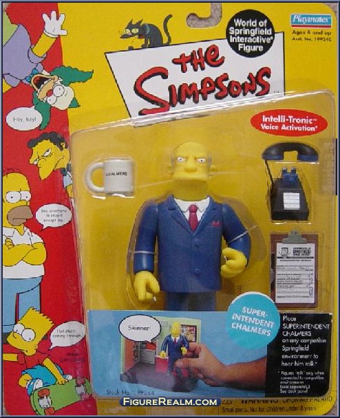 Superintendent Chalmers Simpsons Series 8 Playmates Action Figure 