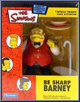 Barney (Be Sharp) from Simpsons - Mail Order Exclusives manufactured by Playmates [Loose]