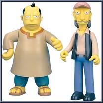 Cooder & Sinclair from Simpsons - Mail Order Exclusives manufactured by Playmates [Loose]