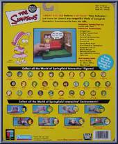 Lisa Simpson (Sunday's Best) from Simpsons - Series  9 manufactured by Playmates [Back]
