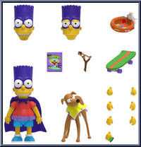 Bartman from Simpsons - Ultimates manufactured by Super7 [Loose]