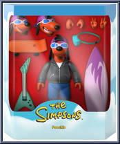 Poochie from Simpsons - Ultimates manufactured by Super7 [Front]
