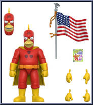 Radioactive Man from Simpsons - Ultimates manufactured by Super7 [Loose]
