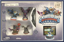 Jet-Vac / Cynder / Royal Double Trouble / Platinum Treasure Chest from Skylanders - Giants - Battlegrounds Mobile Starter Pack manufactured by Activision [Front]