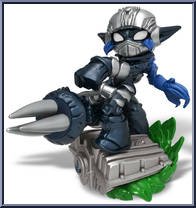 Dark Super Shot Stealth Elf from Skylanders - SuperChargers - Basic Series manufactured by Activision [Loose]